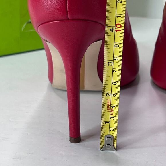 Sam Edelman Hazel Leather Pointed Toe Pump Red Women's 9.5W Read Desc - Picture 10 of 11